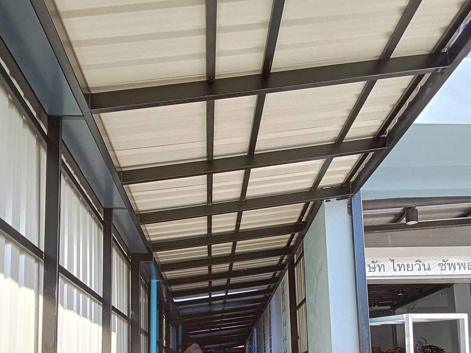 ต่อเติมโครงหลังคา ระยอง